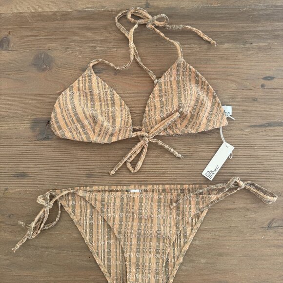 Lisa Marie Fernandez Seersucker Bikini - Picture 2 of 3